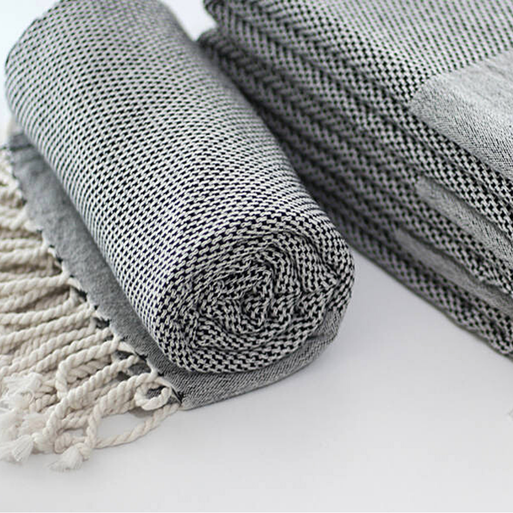 Turkish Cotton Hand Towel (Double Sided Weave) – www.