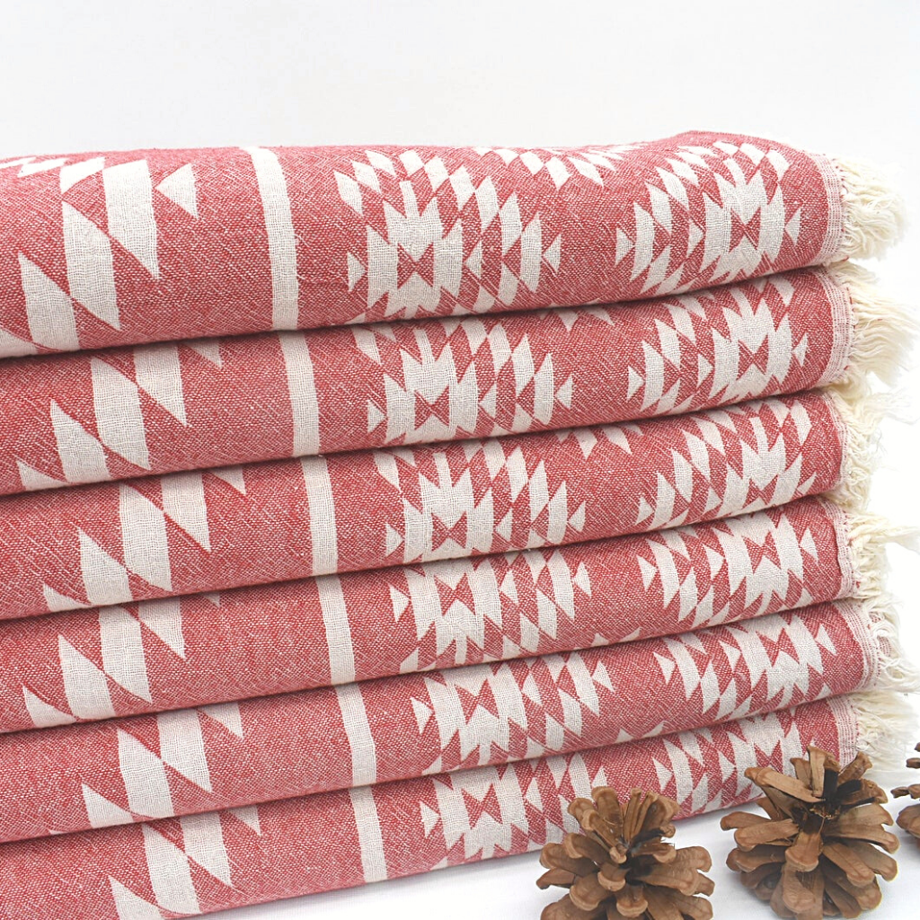 Multi Color Thick Stripe Turkish Bath Towel – Dervis Natural Textile